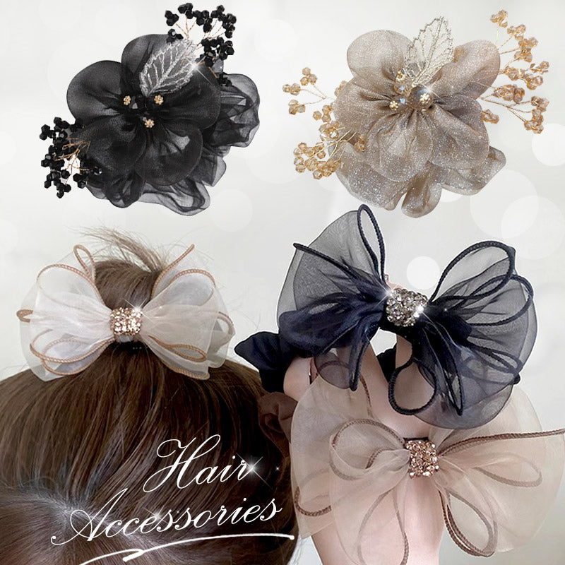 RA855　ヘアリボン ロングリボン スカーフ