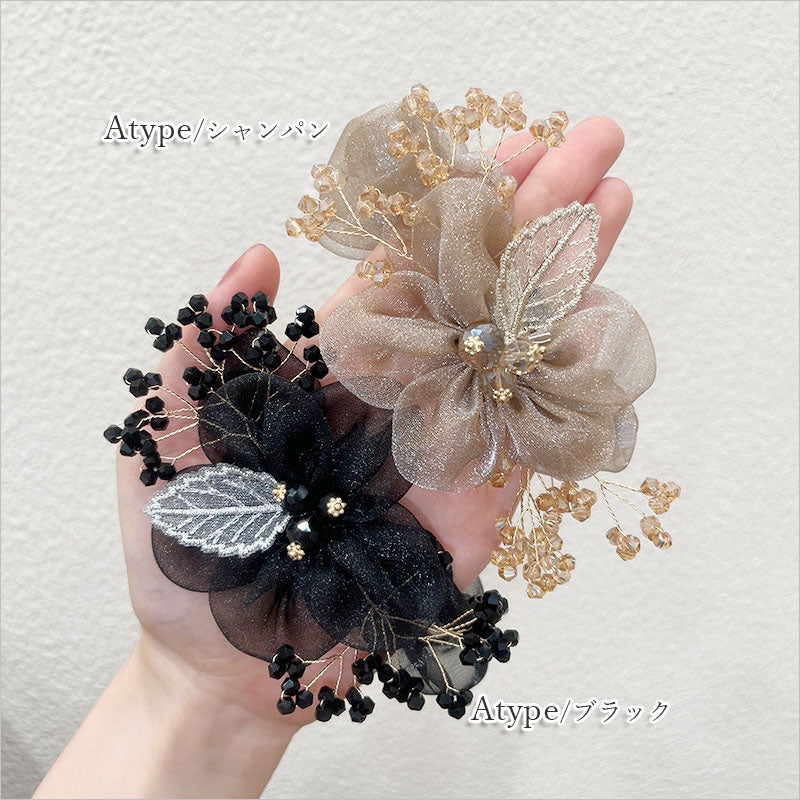 RA855　ヘアリボン ロングリボン スカーフ