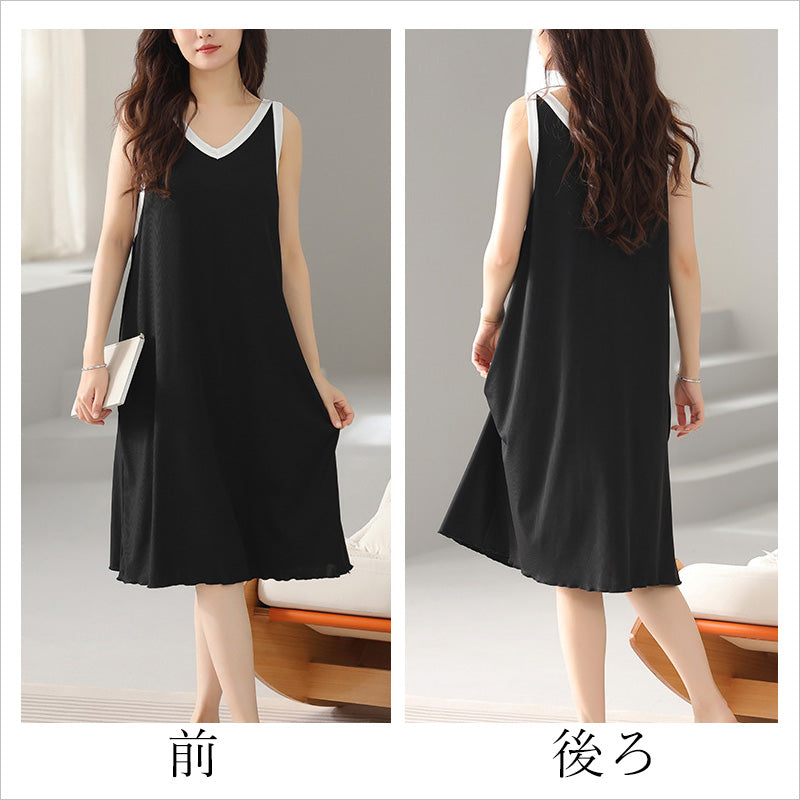 RA861　ルームウェア パジャマ レディース ワンピース