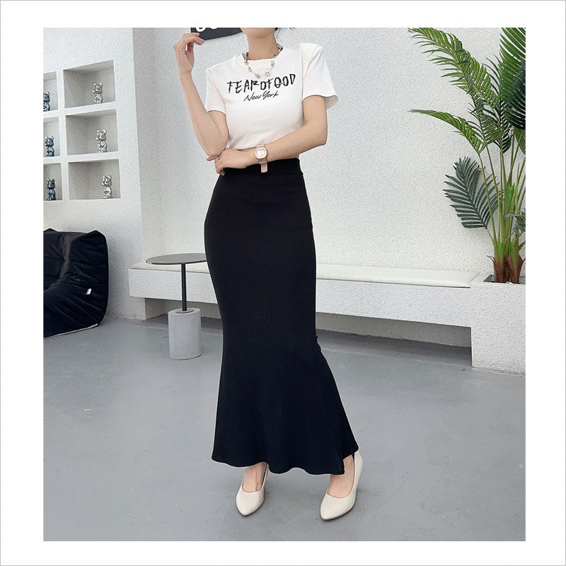 RA869 マーメイドスカート マキシスカート レディース スカート ボトムス ロング丈 体型カバー