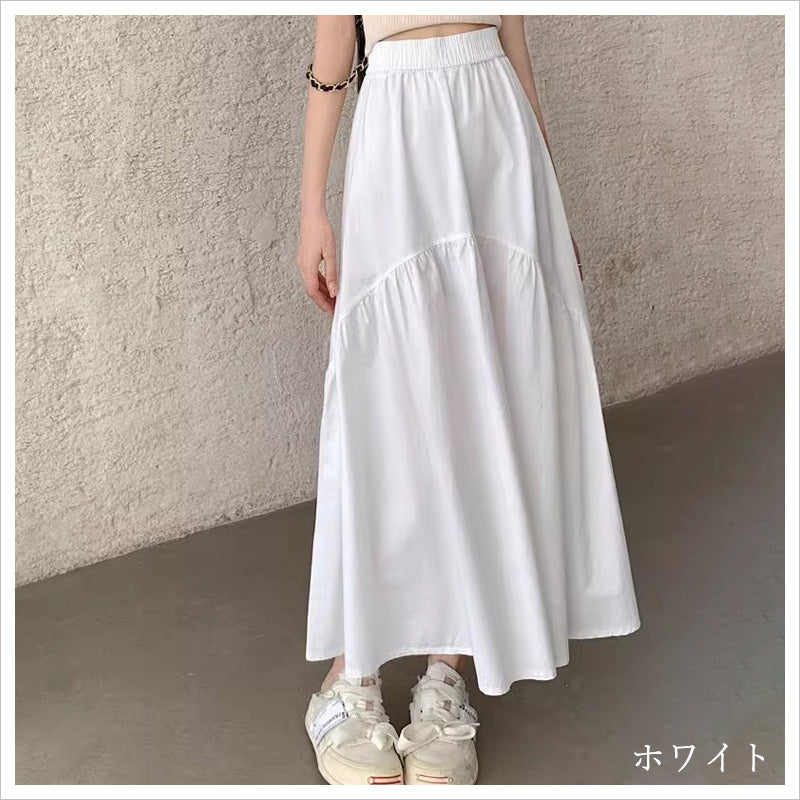 RA880 ロングスカート ミリタリー ボトムス マキシスカート