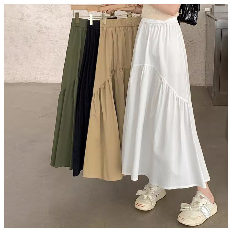 RA880 ロングスカート ミリタリー ボトムス マキシスカート