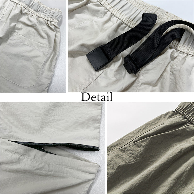 RA883 2way冷感 パンツ メンズ 取り外しハイキングパンツ