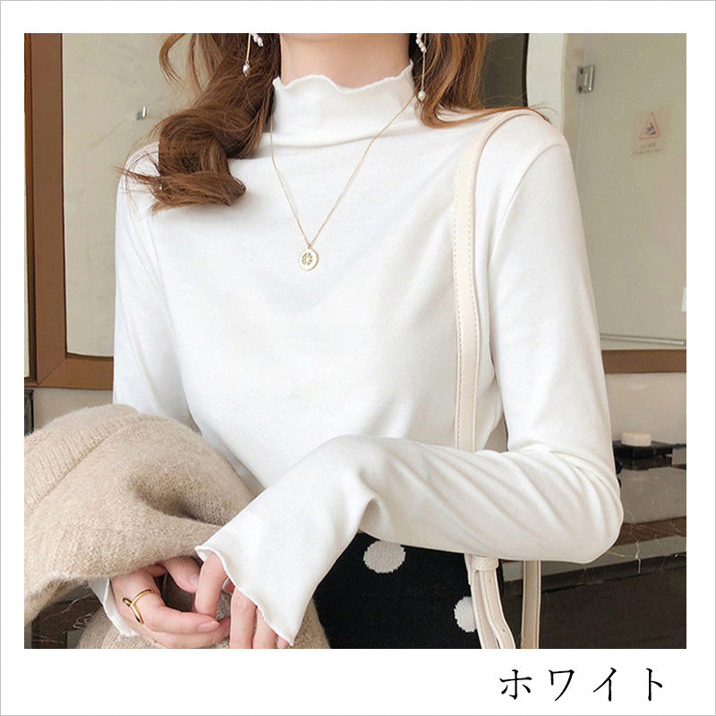 RA907 カットソー ハイネック