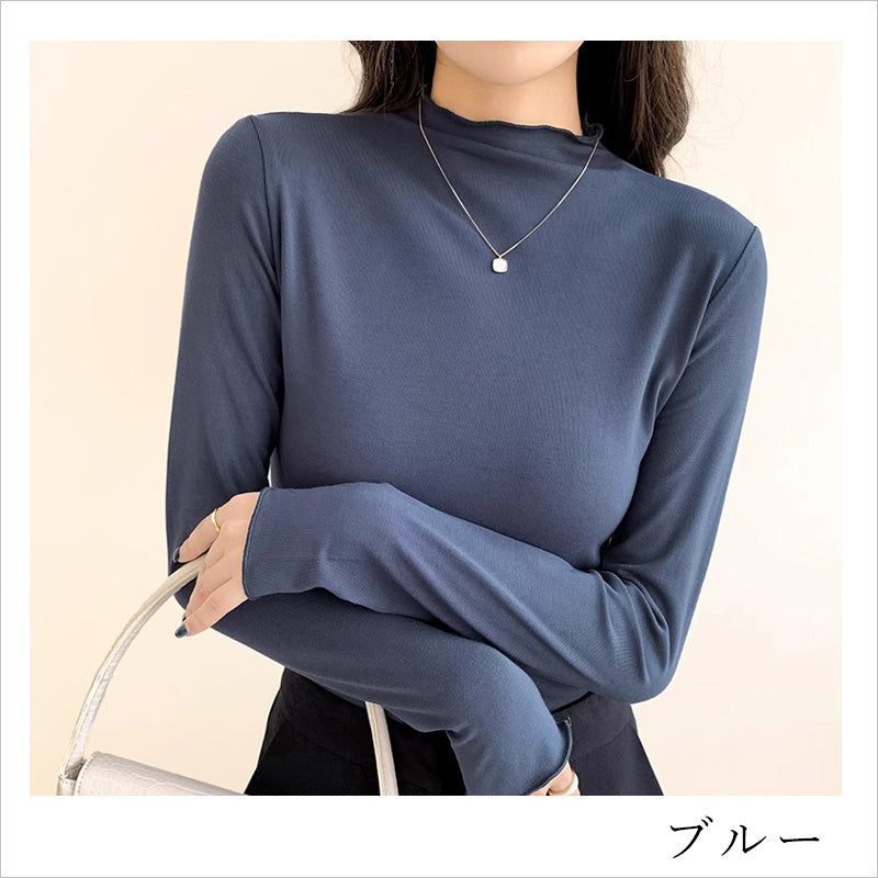 RA907 カットソー ハイネック