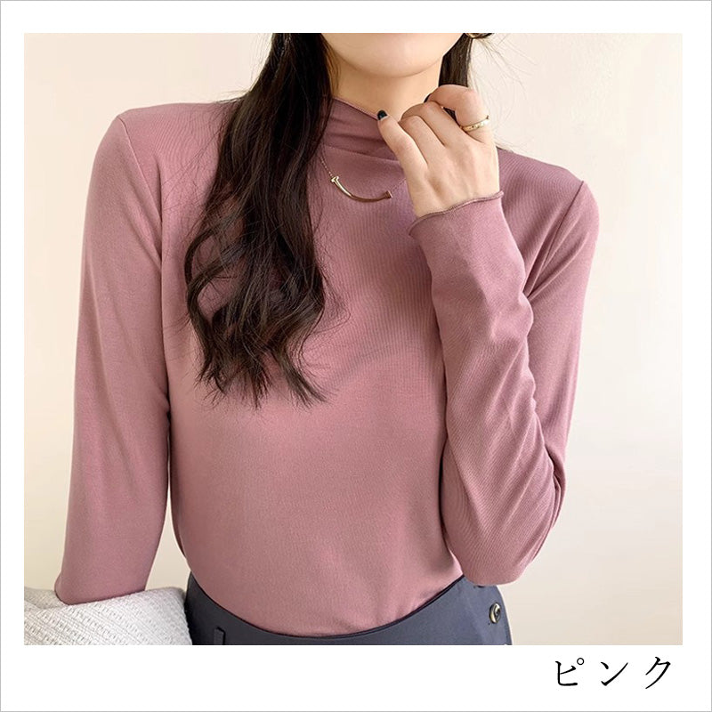 RA907 カットソー ハイネック