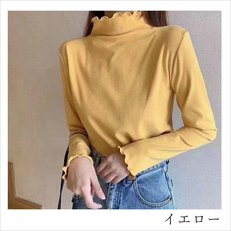 RA907 カットソー ハイネック