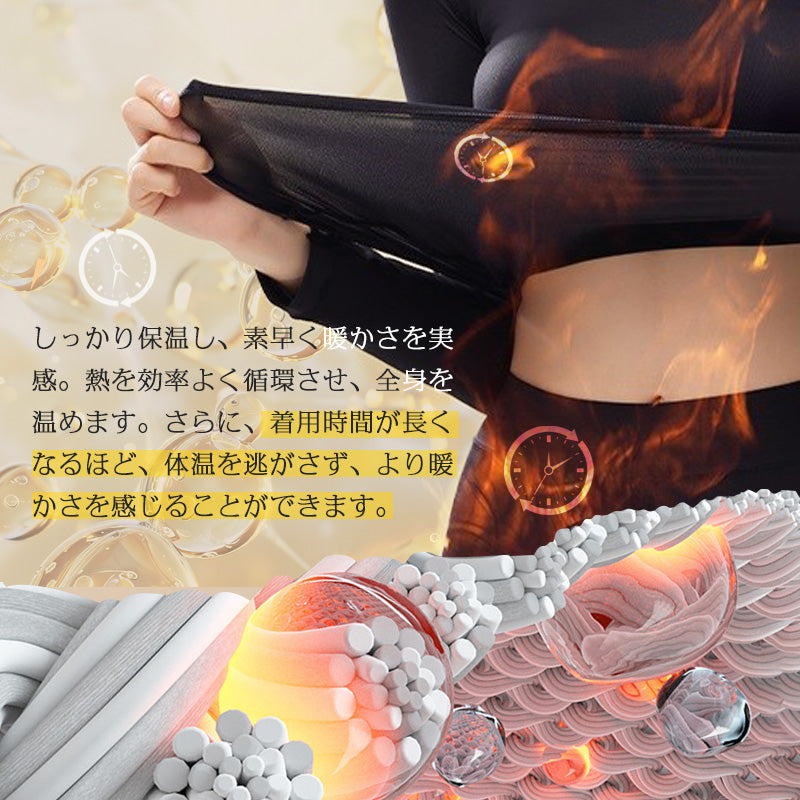 RA911   ヒアルロン酸配合  極薄あったかインナーレディース