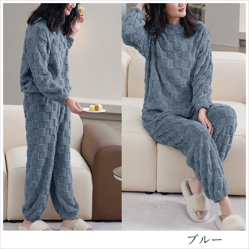 RA916 格子 パジャマ ルームウェア