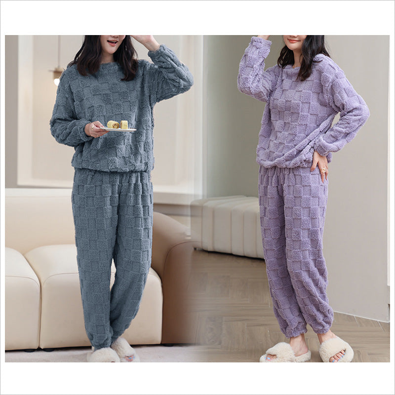 RA916 格子 パジャマ ルームウェア