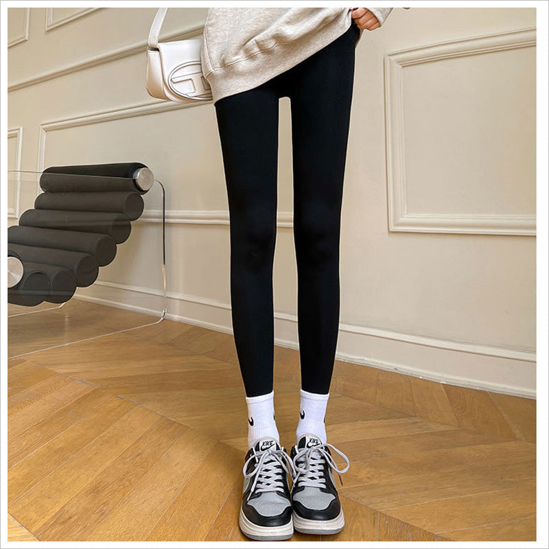 RA949 サメレギンス 裏起毛 厚手 ストレッチ 冬用 防寒 運動用