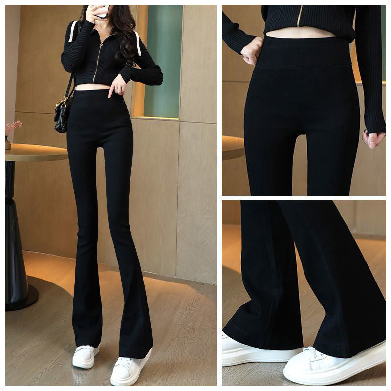 RA950     裏起毛 裏起毛なし サメレギンス フレア ストレッチ