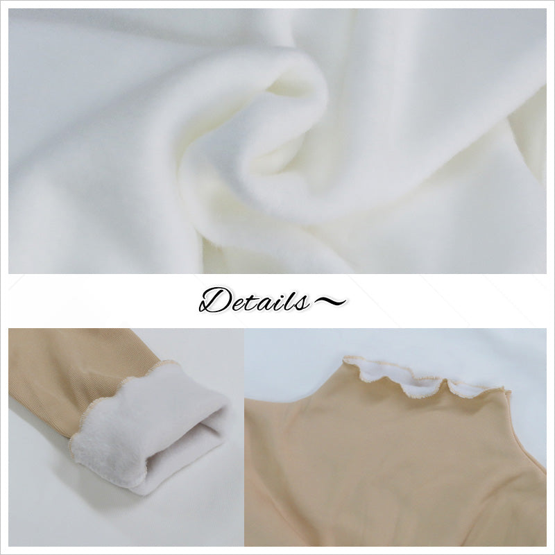 RA954   裏起毛 インナー ハイネック カットソー