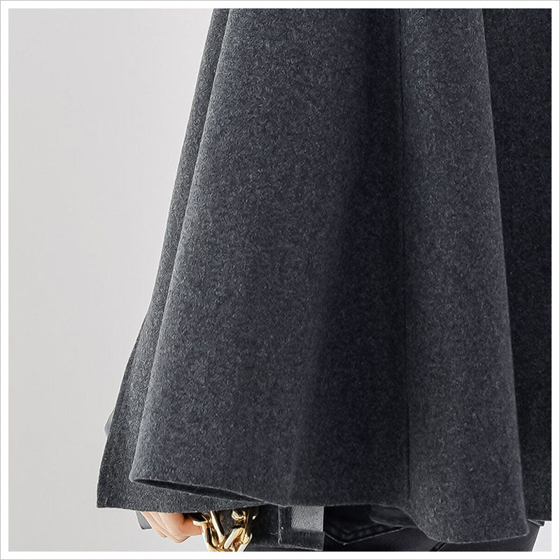 RA978  コート ケープコート ウールコート アウター ポンチョ