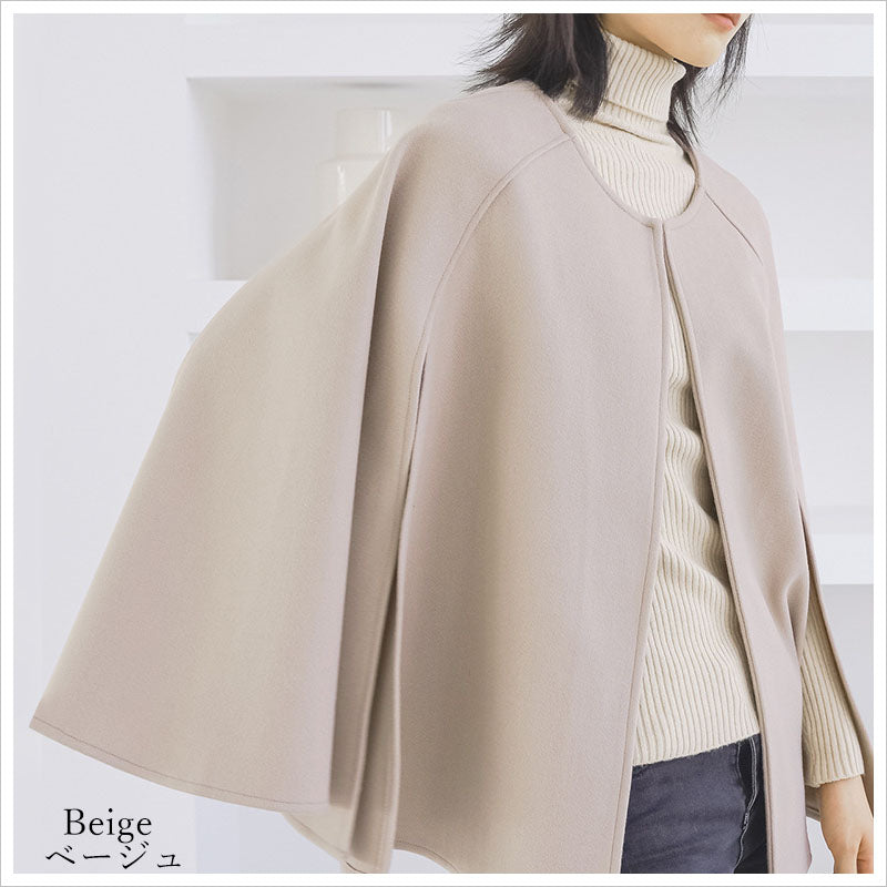 RA978  コート ケープコート ウールコート アウター ポンチョ