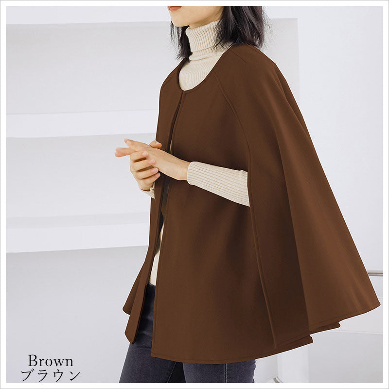 RA978  コート ケープコート ウールコート アウター ポンチョ