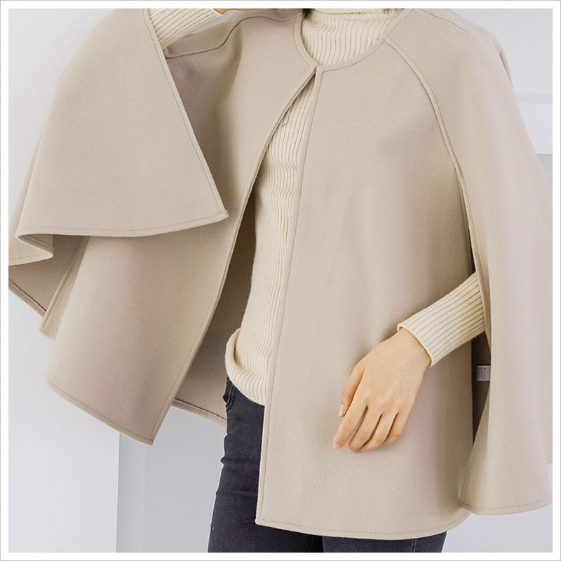 RA978  コート ケープコート ウールコート アウター ポンチョ