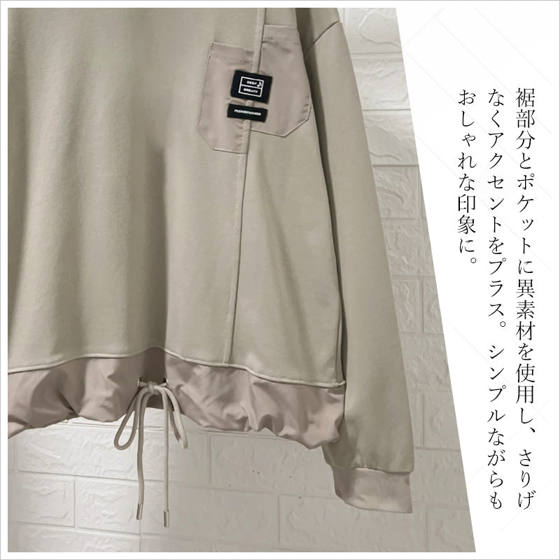 RA990 トップス プルオーバー ゆったり フィット リラックス オーバーサイズ