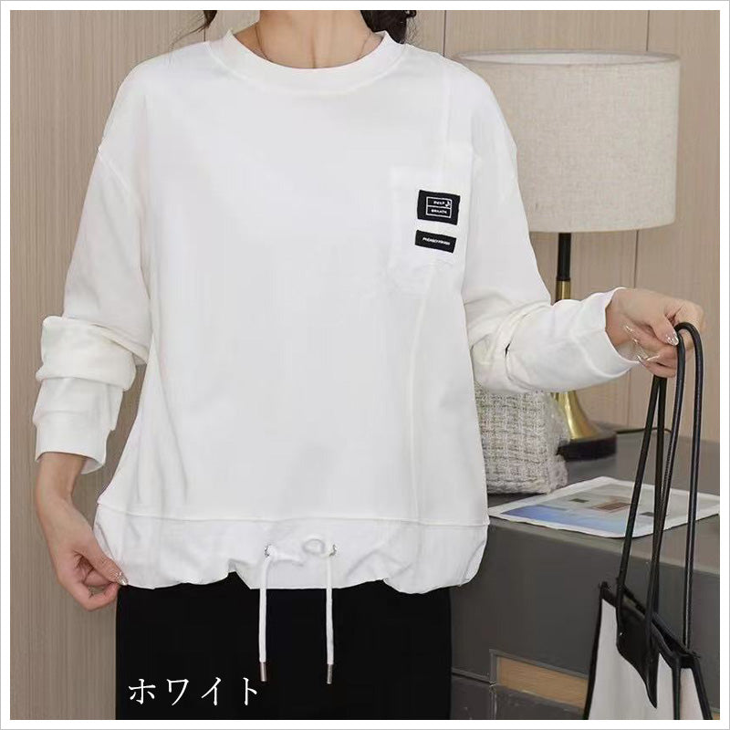 RA990 トップス プルオーバー ゆったり フィット リラックス オーバーサイズ