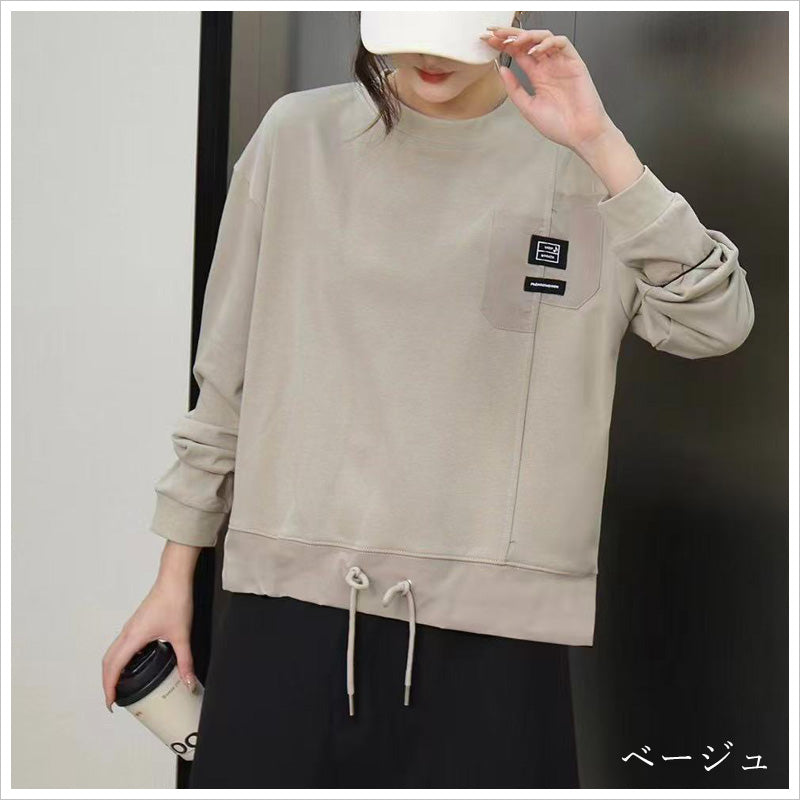 RA990 トップス プルオーバー ゆったり フィット リラックス オーバーサイズ