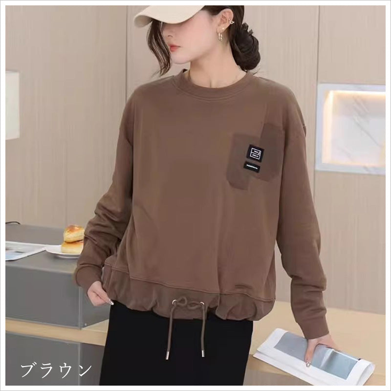 RA990 トップス プルオーバー ゆったり フィット リラックス オーバーサイズ