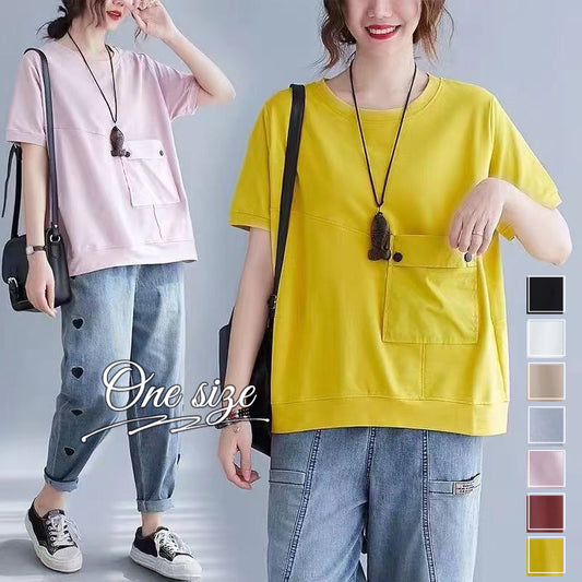 RA994  トップス ゆったり フィット リラックス オーバーサイズ 体型カバー スタイリッシュ