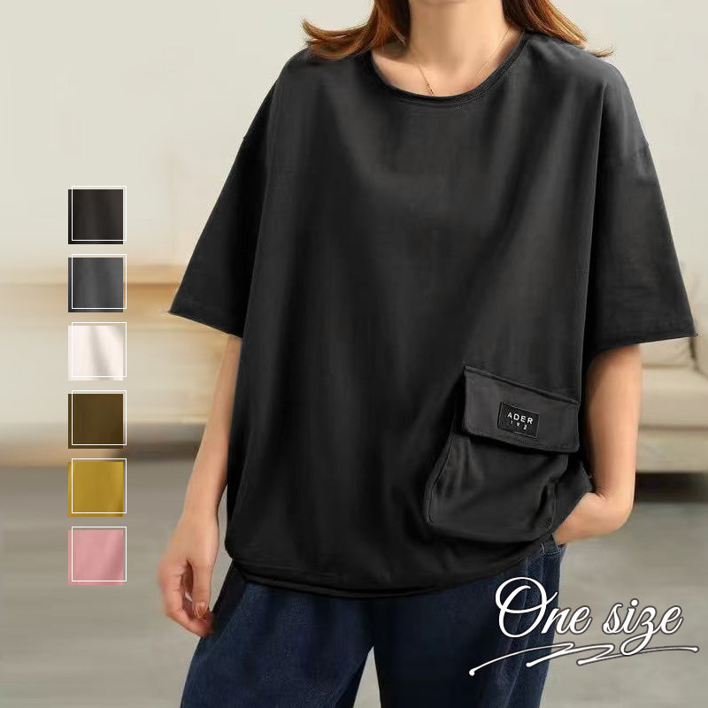 RA996 トップス ゆったり フィット リラックス オーバーサイズ 体型カバー スタイリッシュ