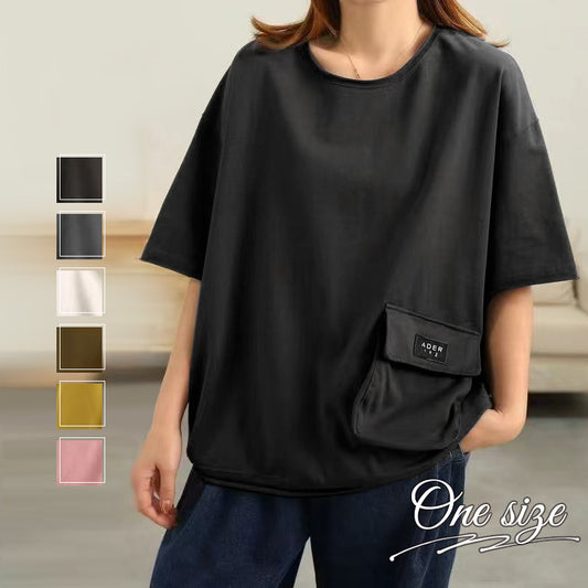 RA996 トップス ゆったり フィット リラックス オーバーサイズ 体型カバー スタイリッシュ