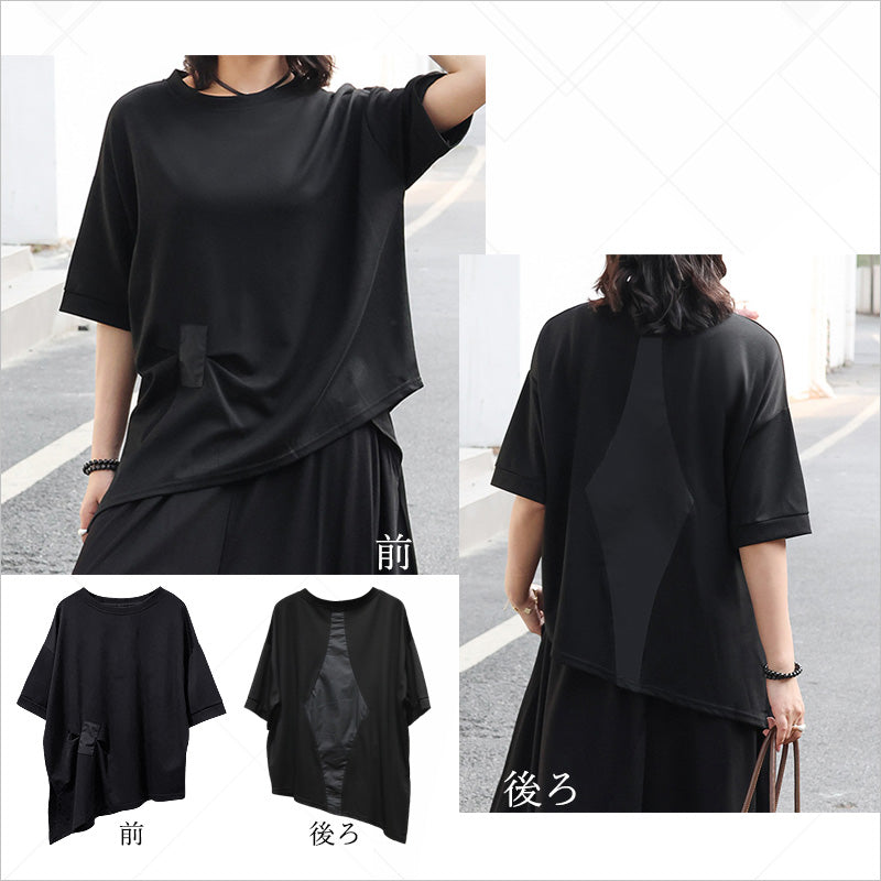 RA998 トップス ゆったり フィット リラックス フード オーバーサイズ スリット