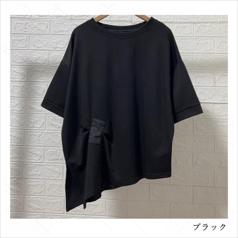 RA998 トップス ゆったり フィット リラックス フード オーバーサイズ スリット