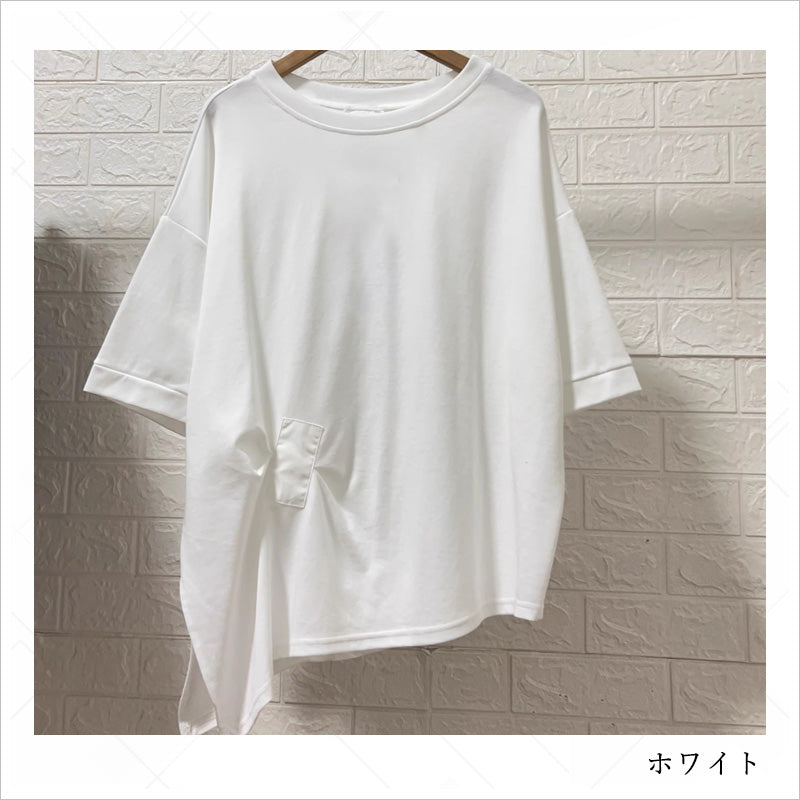 RA998 トップス ゆったり フィット リラックス フード オーバーサイズ スリット