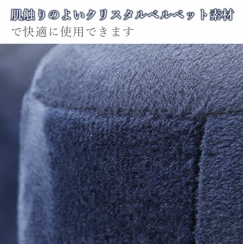 TW375  フード付き ネックピロー H型 収納ポーチ